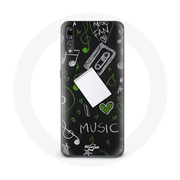 Coque - Huawei - P20 - Skrivskydd - Svart - G-klav
