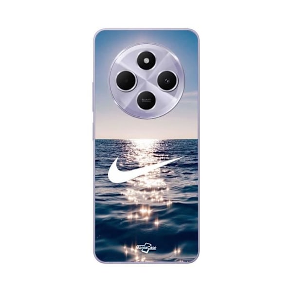 Coque - Nike - Xiaomi Redmi 14C - Vit logotyp - Mjuk - Dagligt skydd Vit