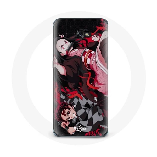 Coque - Maniacase - Samsung Galaxy A5 2017 - Flexibel - Svart - Demon Slayer
