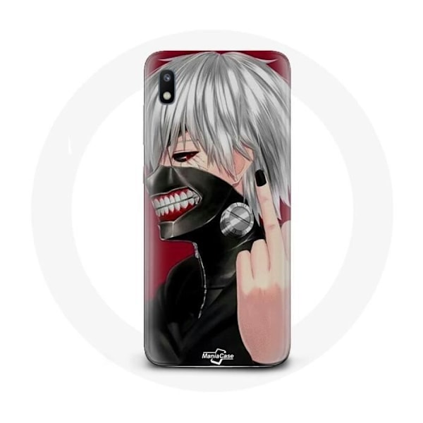 Coque - Maniacase - Samsung Galaxy A10 - Tokyo Ghoul - Anime Mask - Mjuk Svart Svart