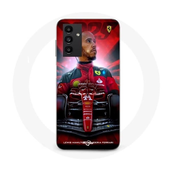 Coque Samsung Galaxy A14 4G Lewis Hamilton Ferrari officiell