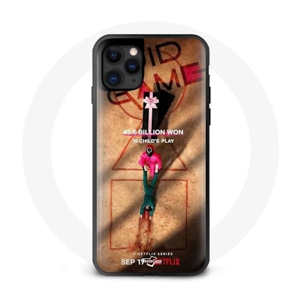 Coque - Maniacase - iPhone 12 Pro - Svart - Squid Game - Hårt skydd Svart