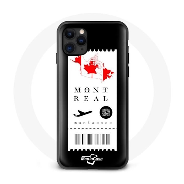 iPhone 12 mini skydd med flygbiljett Montréal