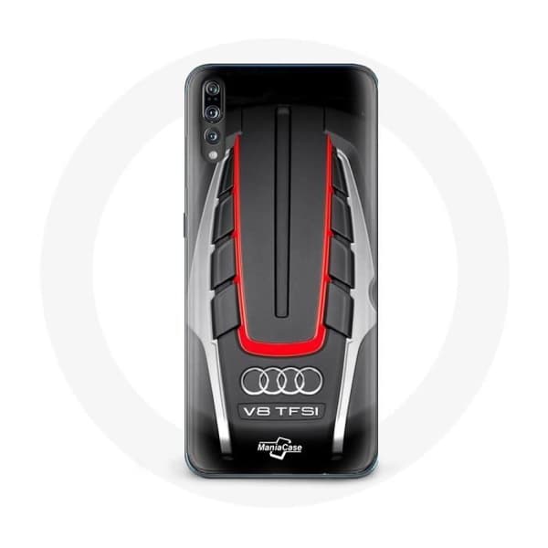 Coque till Huawei P20 Pro Audi S8 Röd logotyp