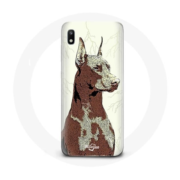 Coque för Samsung Galaxy A10 Doberman Rask av hundar