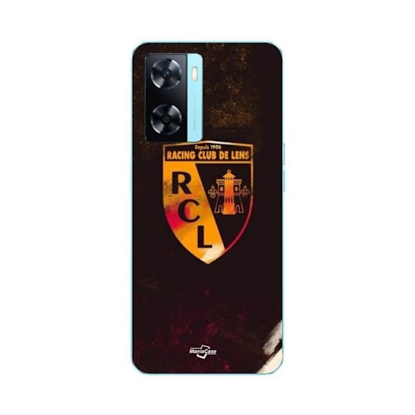 Coque - Maniacase - Oppo A57s 4G - Mjuk - RCL Lens - Orange och Svart Orange, Svart