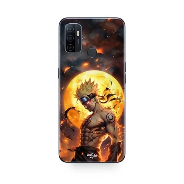 Coque Oppo A32 mörk Naruto måne 3D Maniacase