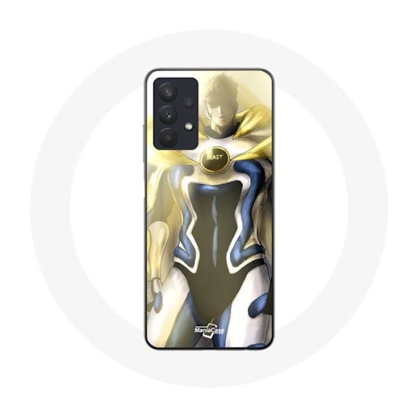 Coque - Maniacase - Samsung Galaxy A32 5G - Manga Blast One Punch Man - Silikon - Mjuk svart