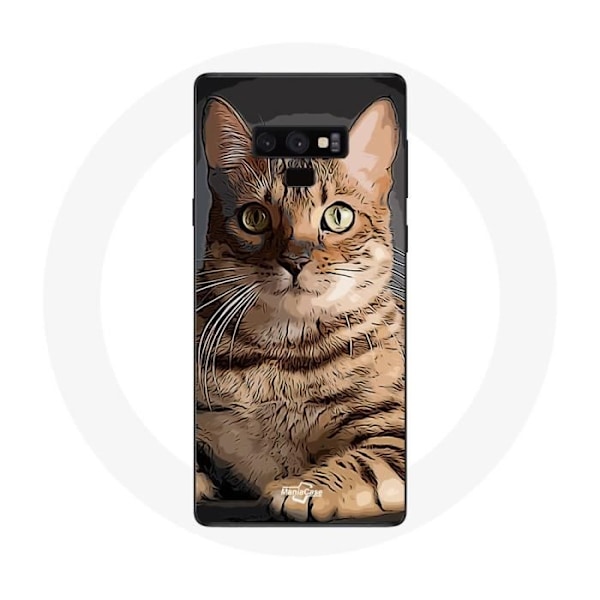 Skydd - Samsung - Galaxy Note 9 - Hård - Svart - Bengalisk Kattras