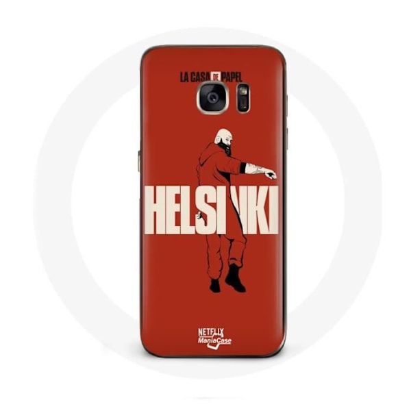 Coque - La Casa De Papel - Samsung Galaxy S6 Edge - Mjuk - Röd - Skydd