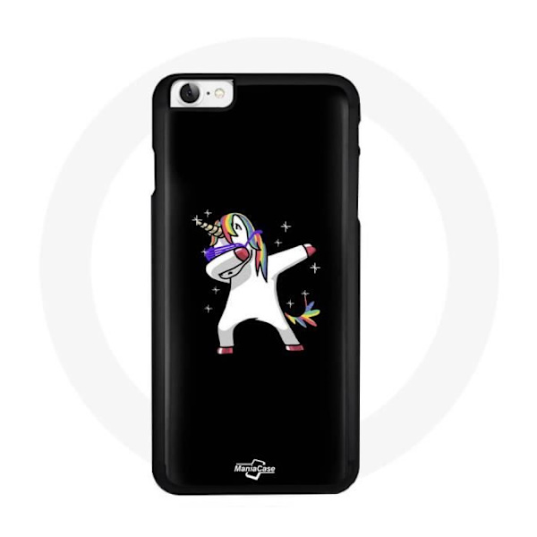 Coque - Enhjørning - iPhone SE - Blød - Sort - Unisex