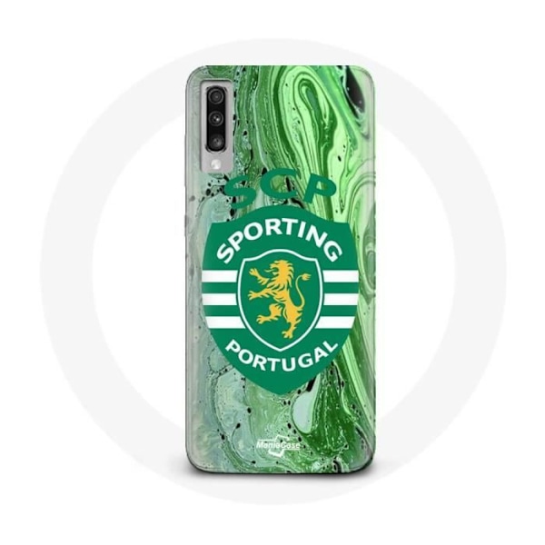 Coque Samsung Galaxy A70 scp Sporting Portugal fond vert
