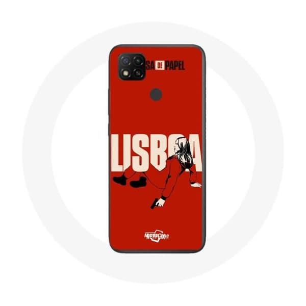 Xiaomi Redmi 9C Cover La casa de papel Lisboa tegning