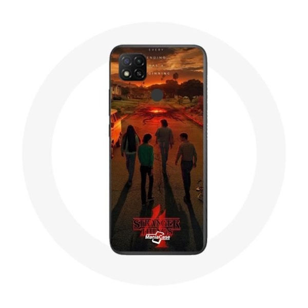 Skydd för Xiaomi Redmi 9C Stranger Things Säsong 4 Affischkonst Besättningar av den Nya Teorin