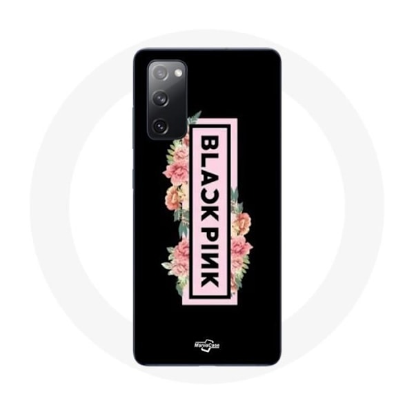 Coque pour Samsung Galaxy S20 FE Blackpink K-pop-gruppens logotyp svart bakgrund