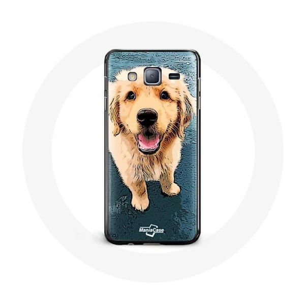 Skyddsfodral för Samsung Galaxy Grand Prime Golden Retriever Valp