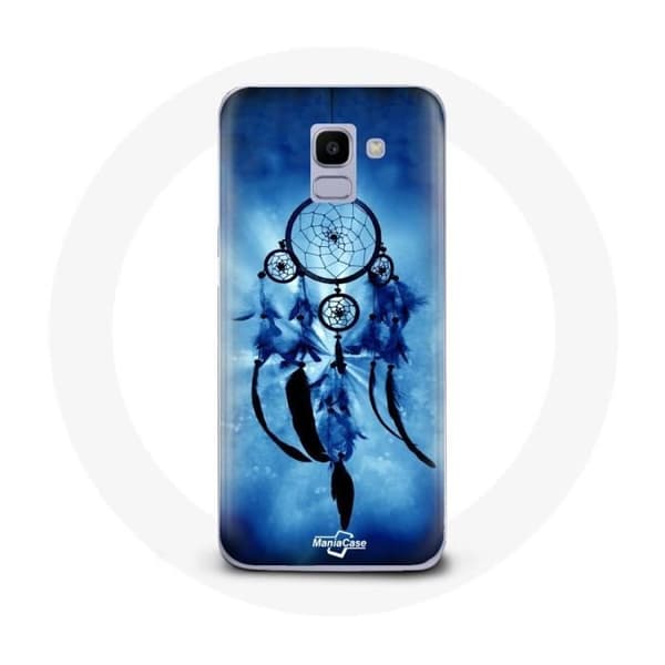 Coque - Samsung - Galaxy J6 2018 - Drømmefanger - Blød - Syntetisk beskyttelse Blå