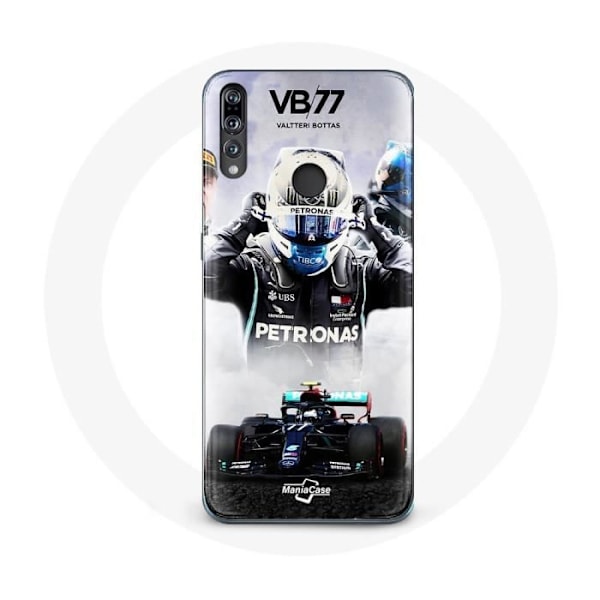Coque för Huawei p30 Formel 1 Valtteri Bottas F1-förare Svart