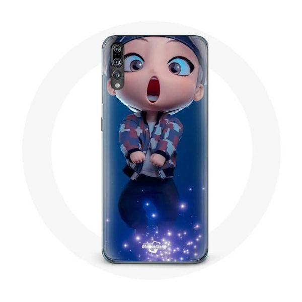 Cover til Huawei P20 Pro BTS TinyTAN Animation V Mic Drop