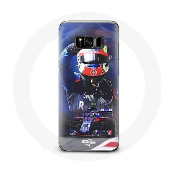 Coque för Samsung Galaxy S8 plus Formel 1 Pierre Gasly F1-förare Röd Blå