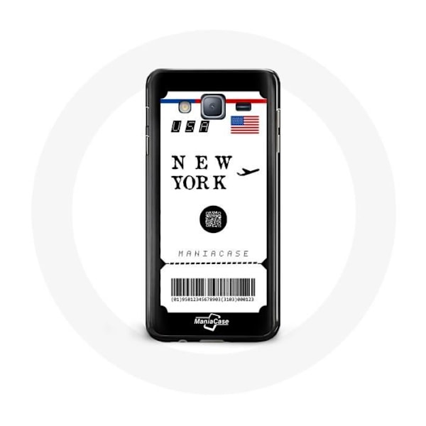 Mobilskal för Samsung Galaxy J3 Flygbiljett New York