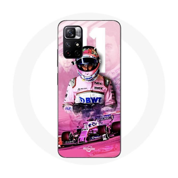 Coque - Formel 1 - Sergio Pérez - Redmi Note 11 5G - Blød - Rosa - Unisex Rosa