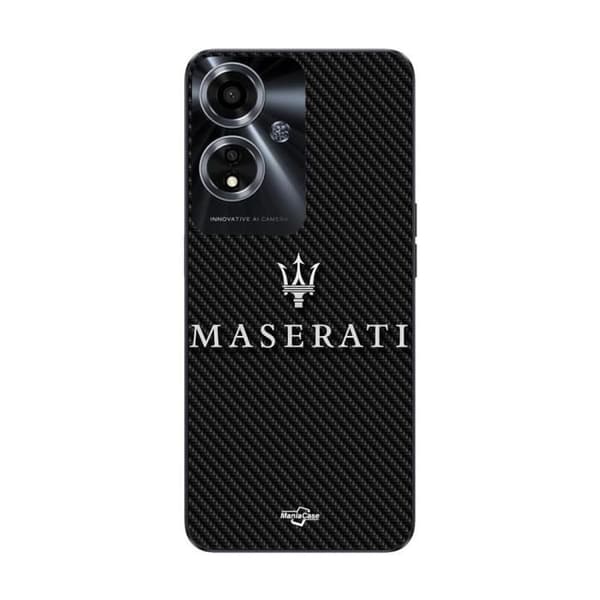 Coque - MANIACASE - MASERTATI - Hvid - KULFIBER BUND - Blød Vit