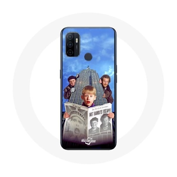 Coque - Maniacase - Oppo A53 - Hemma ensam - Snygg - Skydd - Unisex