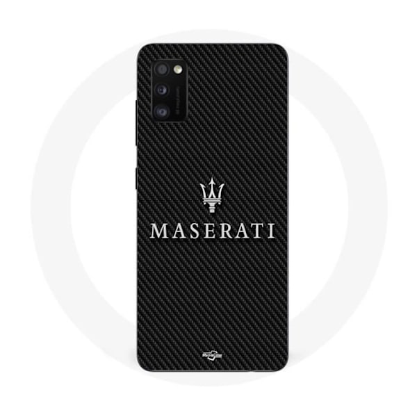 Coque - Maniacase - Galaxy A41 - Vit - Kolfiber - Mjuk Vit