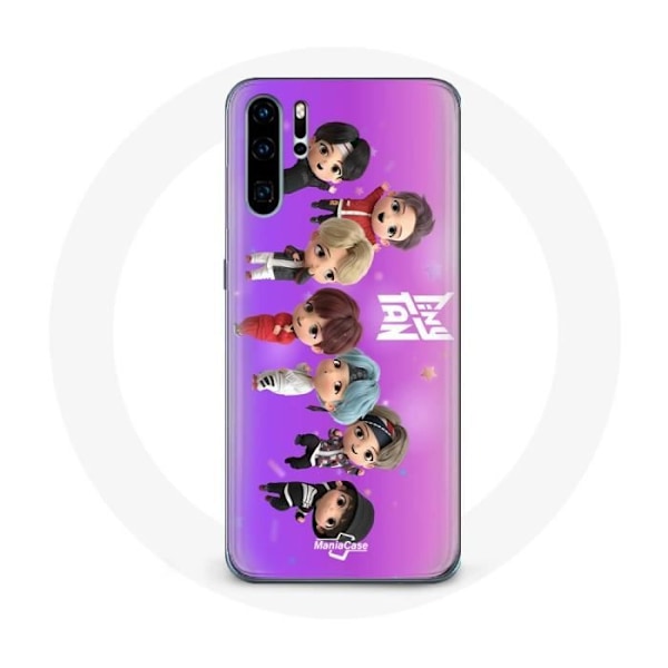Coque för Huawei P30 BTS TinyTAN Animation Affisch RM Jin Suga J-Hope Jimin Jungkook Och V Mic Drop Dans