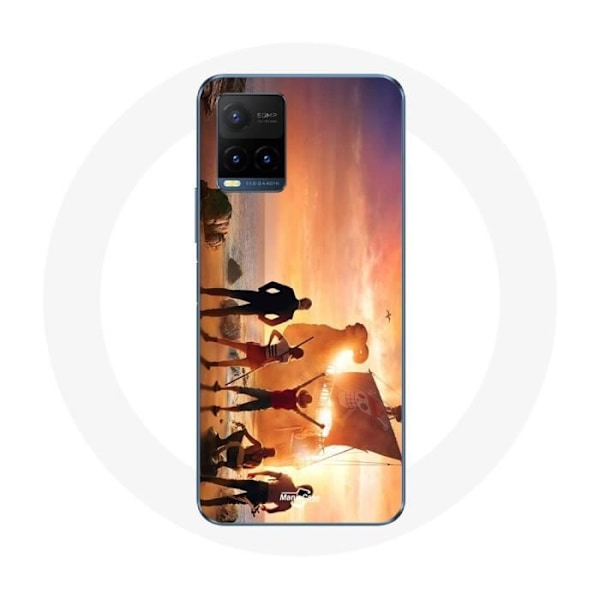 Coque - Maniacase - Vivo Y21s 2021 / Y21 2021 - Mjuk - One Piece - Svart