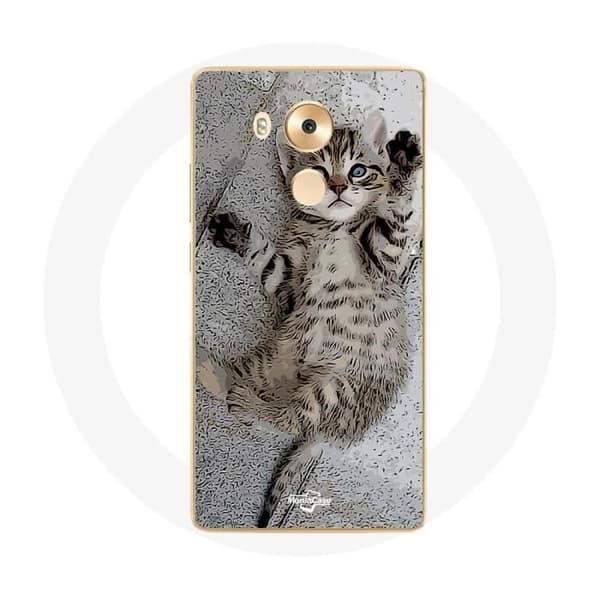 Cover til Huawei Mate 8 bengal kat sover