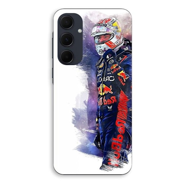 Coque - Maniacase - Samsung Galaxy A35 - F1 Max Verstappen - Mjuk - Svart