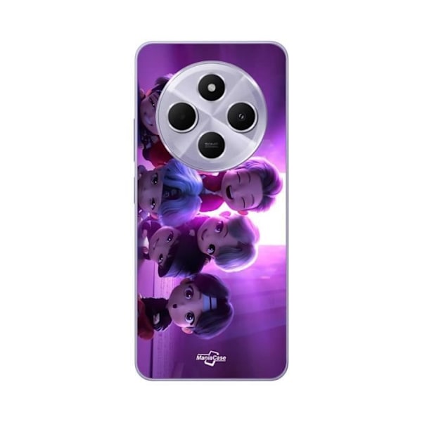 Coque - Maniacase - Xiaomi Redmi 14C - Lila - Mjuk - Kpop BTS