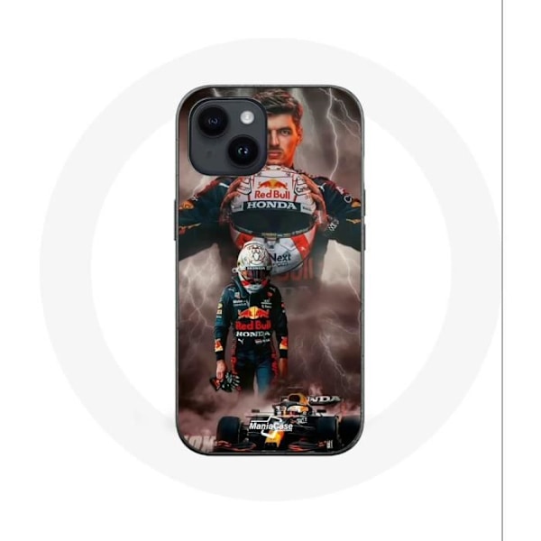 Skydd för Iphone 14 Plus - Maniacase - Formule 1 - Max Verstappen - Flexibel - Svart