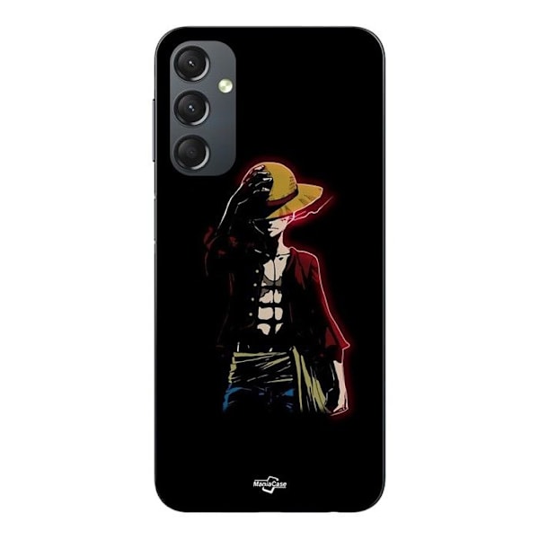 Coque - Maniacase - Samsung Galaxy A24 - One Piece - Silikon - Mjuk - Svart Svart
