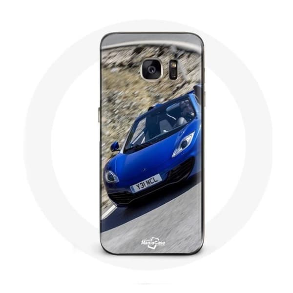 Cover til Samsung Galaxy S7 Edge Formel 1 McLaren Bil Blå