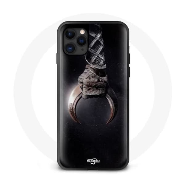 Coque för Iphone 12 - Moon Knight Batman - Hård - Svart - Skydd - Unisex