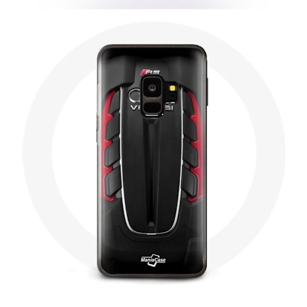 Coque för Samsung Galaxy S9 plus Audi RS Logotyp röd