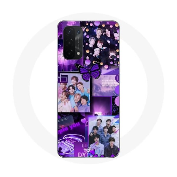 Coque Oppo A54 5G BTS Concept lila