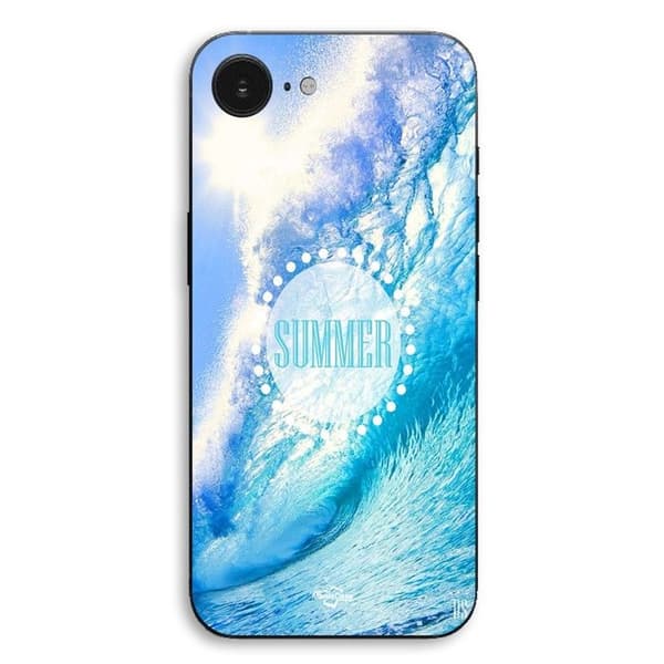 Coque til iPhone 16E Summer waves Maniacase Svart