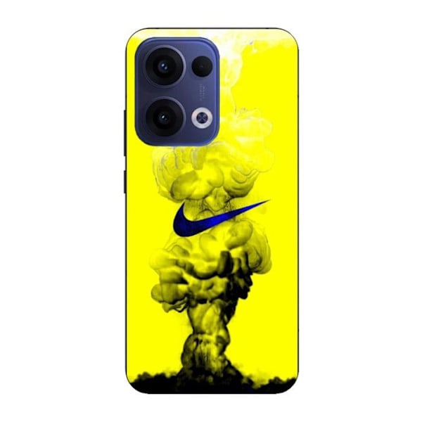 Telefonfodral - Maniacase - Oppo Reno 13 5G - Silikon - Mjuk - Just Do It-logotyp Svart