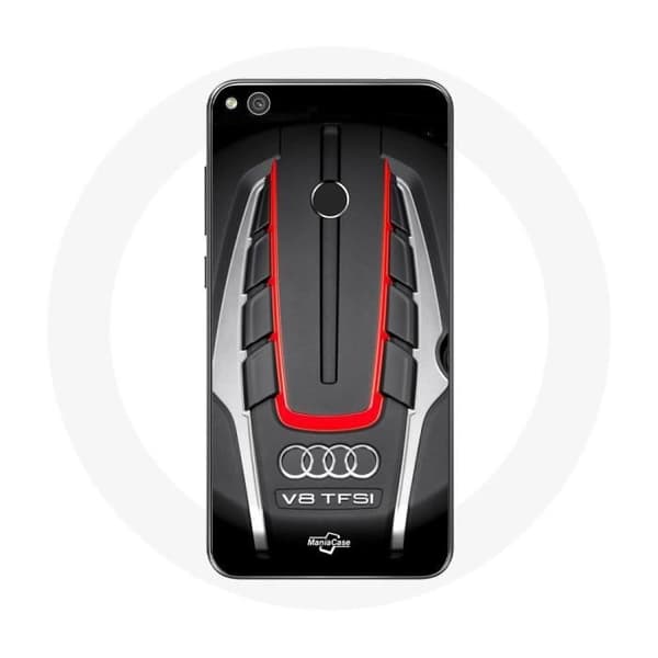 Huawei P8 Lite 2017 - Audi S8 - Punainen logo kuori