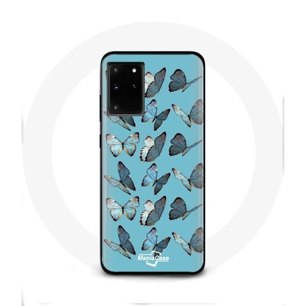 Coque - Samsung - Galaxy S11 Plus - Fjärilar - Mjuk - Syntetisk Blå