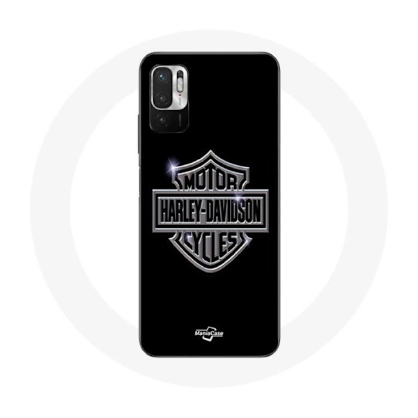 Coque - Harley Davidson - Xiaomi Redmi Note 10 5G - Blød - Sort - Beskyttelse