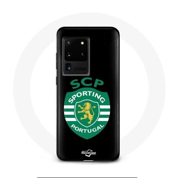 Coque Samsung Galaxy S20 Ultra scp Sporting Portugal fond noir