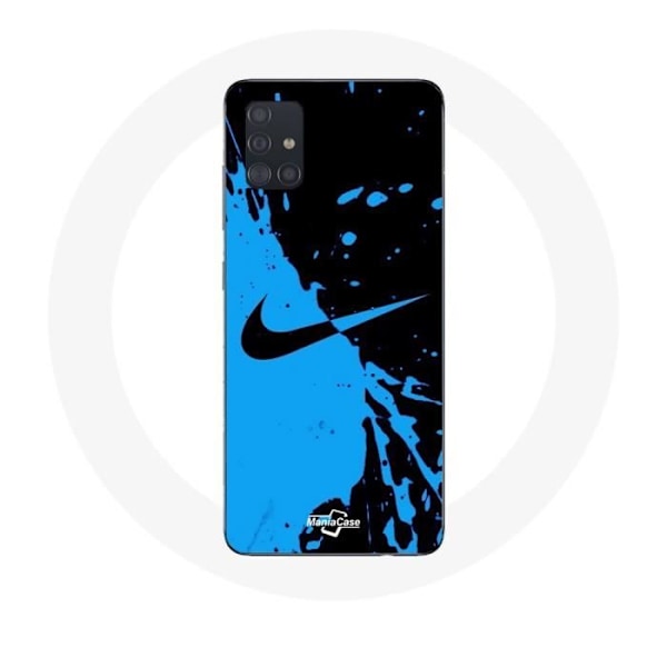 Coque för Samsung Galaxy A51 5G Nike Logotyp Blå och Svart
