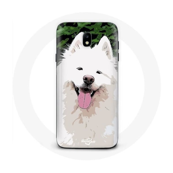 Skydd för Samsung Galaxy J5 2017 Samojedhund Vit hundras