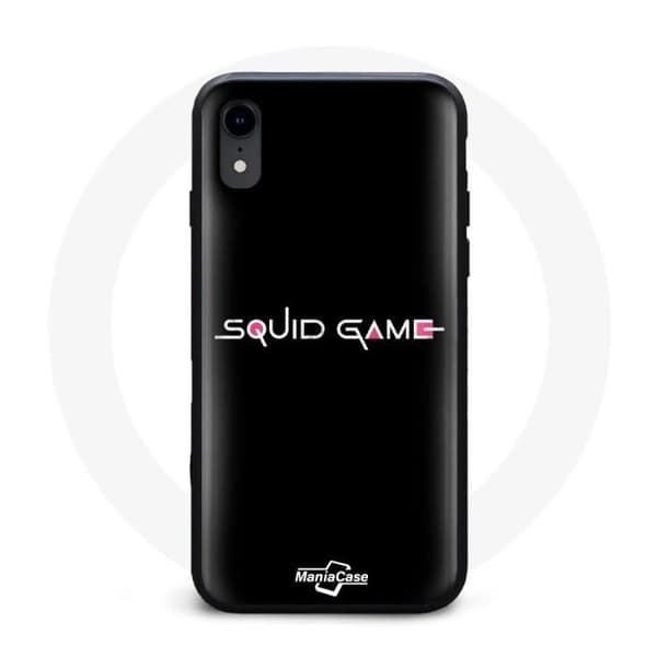 iPhone XS Silikonfodral Squid Game svart