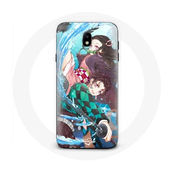 Coque för Samsung Galaxy S4 Tanjiro och Nezuko Demon Slayer Kimetsu no Yaiba Anime